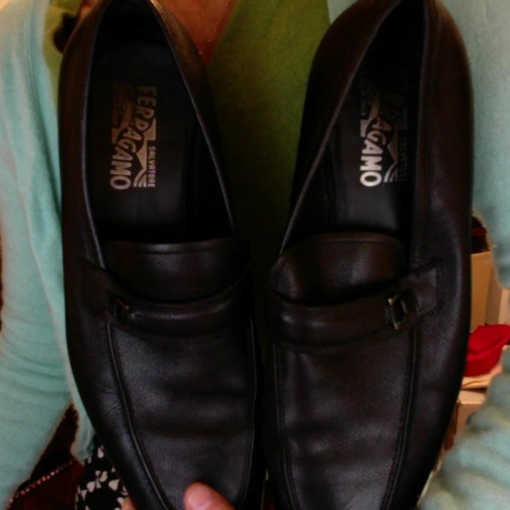 Salvatore Ferragamo Mens Loafers Size 13